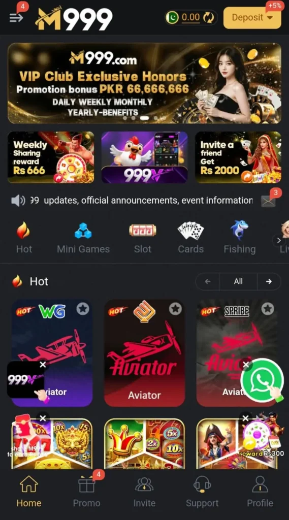 M999 Game Interface